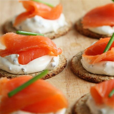 Canapés mit Lachs Rezept Lebkuchen Schmidt