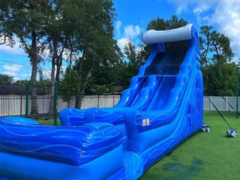 18 Blue Wave Water Slide Happy Dayz Inflatables Deland Fl