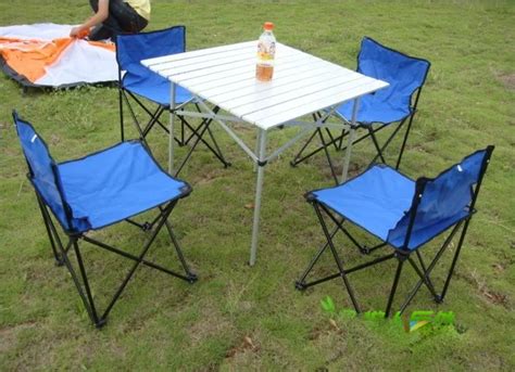 A Combination Of Aluminum Folding Tables And Chairs Tables And Chairs ...