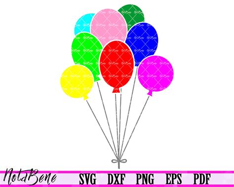 Globos Svg Globo Fiesta Clipart Svg Globos Globos Cortar Etsy Espa A