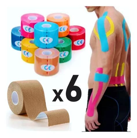 X Fita Kinesio Bandagem Funcional Tape El Stica Adesiva Mercadolivre