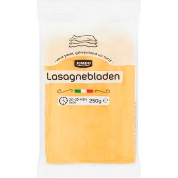 Jumbo Verse Pasta Lasagnebladen 250g Bestellen Jumbo