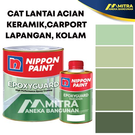 Jual CAT EPOXY LANTAI EPOXY GUARD 1 KG SAGE GREEN CAT LANTAI ACIAN