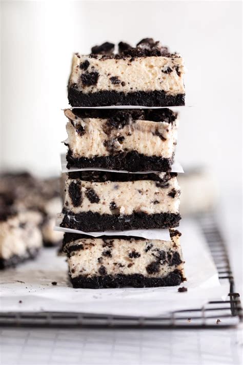 Oreo Cheesecake Bars Broma Bakery