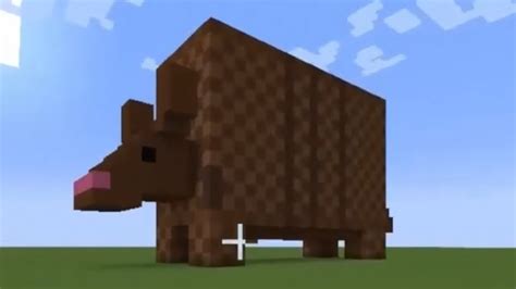 Minecraft Armadillo Build Hacks Youtube