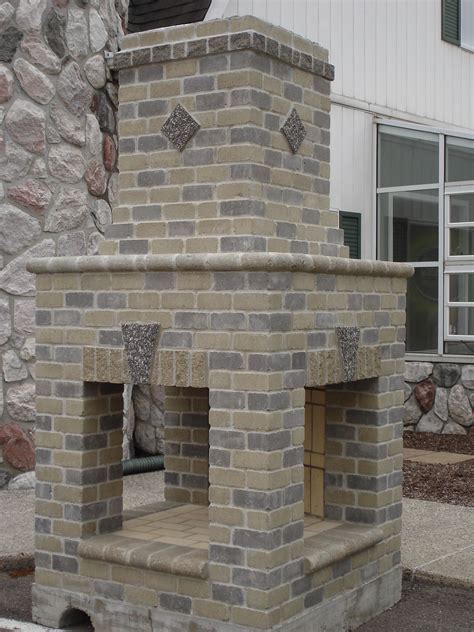 Brick And Mortar Fire Pit Chateau Wall™ Fire Pit Kit Custom Clay