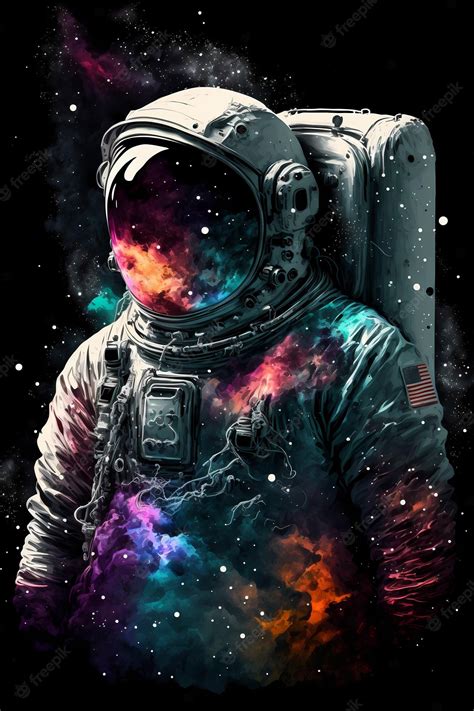 Premium Photo The Astronaut Wallpaper Iphone Wallpaper