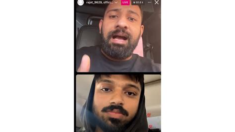 Rajat Dalal Vs Singha Live On Instagram Latest Full Video Youtube