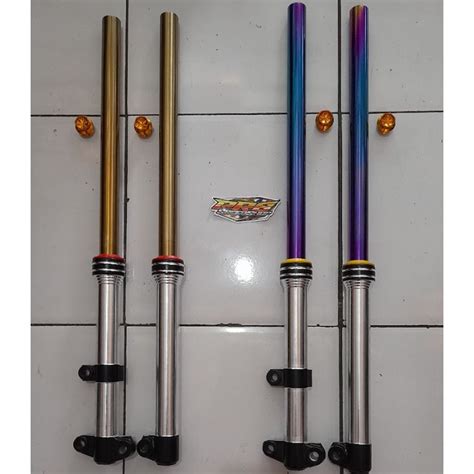 Jual Paket Shock Depan Satria Fu Sonic Ninja Drag Kontes As Gold