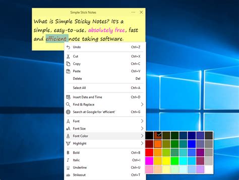 simple sticky notes  windows