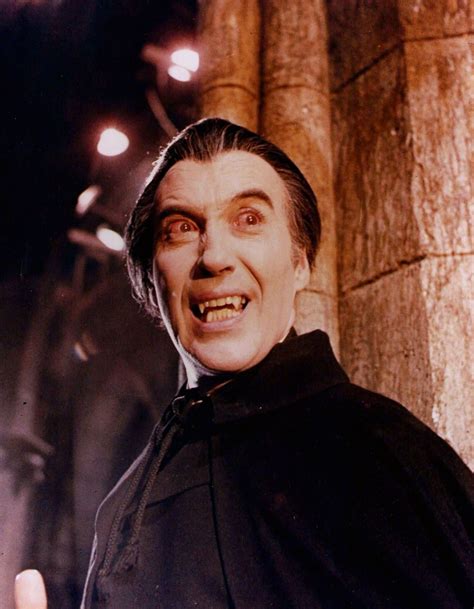 Christopher Lee As Dracula Hammer Horror Films Hammer Films Dracula