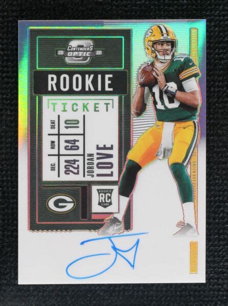 2020 Panini Contenders Optic Rookie Ticket RPS Autographs Silver 111