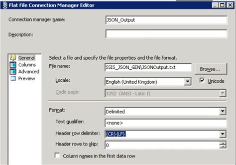 Using SSIS To Export Data In JSON Format MSSQLTips