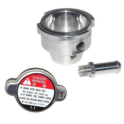 Mm Id Aluminum Weld On Radiator Filler Neck With Radiator Cap