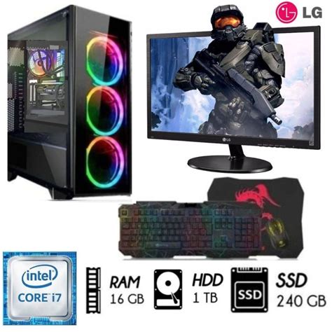 Ripley Computadora Pc Intel Core I7 3 4 Ghz Ram 16gb Disco 1tb Ssd