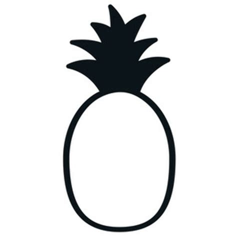 Download High Quality Pineapple Clip Art Silhouette Transparent Png