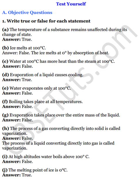 Selina Concise Physics Class 8 Icse Solutions Chapter 1 Matter Cbse Tuts