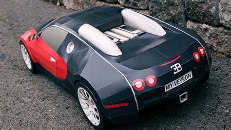 Make Your Own Paper Bugatti Veyron Car News CarsGuide