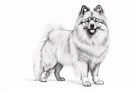 How To Draw A Keeshond Yonderoo