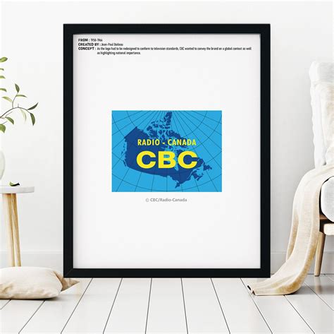 CBC Retro Logo Poster Iconic CBC Logo Print Classic - Etsy