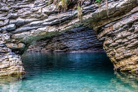 The front entrance of the grotto - Grotta Azzurra di Mel - Hiking in ...