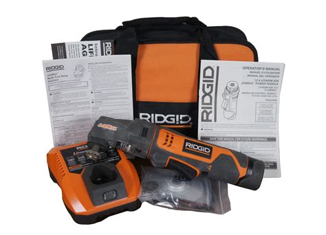 Ridgid JobMax 12V Lithium Ion Cordless Multi Tool Kit W Charger Case