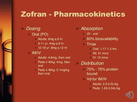 Zofran Ed Treatment Of Nausea And Vomiting