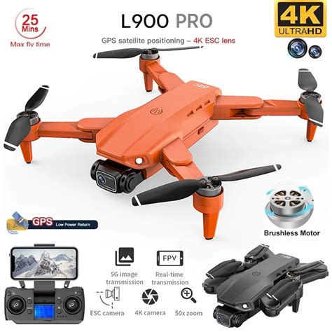 L900 Pro GPS Drone Profissional C Mera Dupla 4K HD Fotografia 5G WiFi