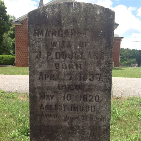 Margaret Sarah Sharpe Douglas 1837 1920 Memorial Find A Grave