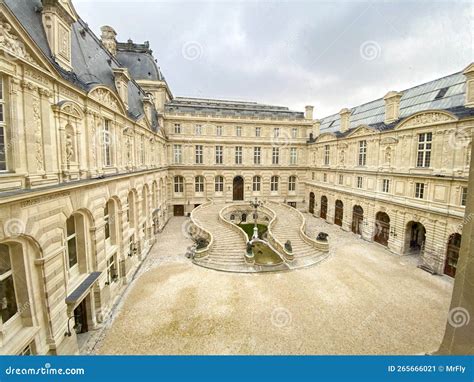 Louvre Palace, Inside View, Paris, France Editorial Photo - Image of ...