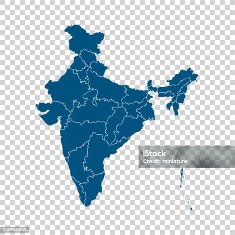 India Map 인도 인도아 대륙에 대한 스톡 벡터 아트 및 기타 이미지 인도 인도아 대륙 점박이 정치 Istock