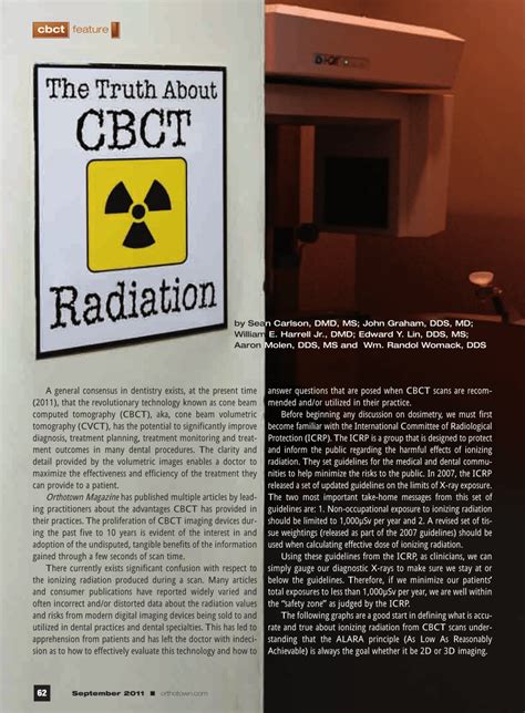 (PDF) The truth about CBCT radiation