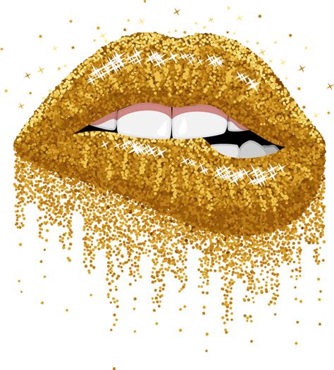 Glitter Lips Svg