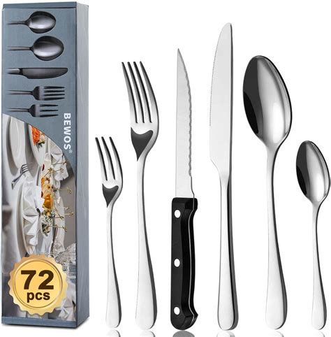 Pradel Excellence Ménagère Miroir 84 Pièces Coffret Noir pour 12