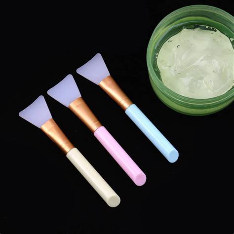 1pcs Soft Silicone Professional Mask Brush Facial Face Mask Mud Mixing Skin Care Foundation