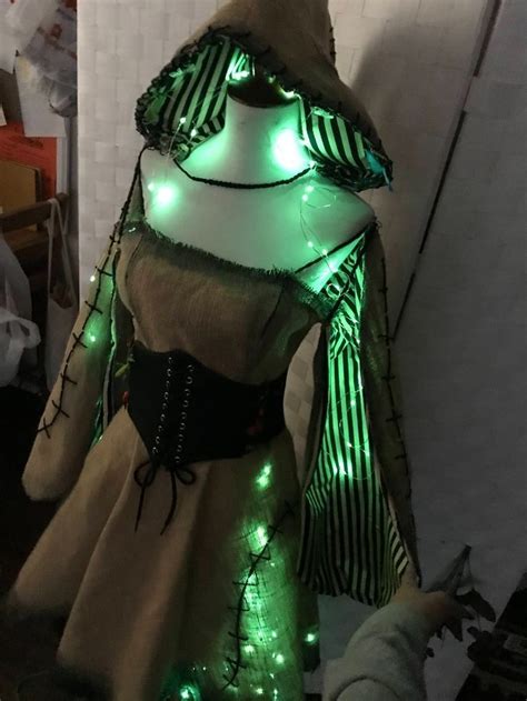 Oogie Boogie Cosplay Dress Oogie Boogie Costume Burlap Dress Sewing