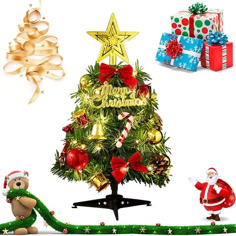 30CM Albero Di Natale Piccolo Mini Albero Di Pino Di Natale Artificiale