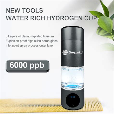 Gy Hc Portable Hydrogen Rich Cup Water Ion Generator Bottle