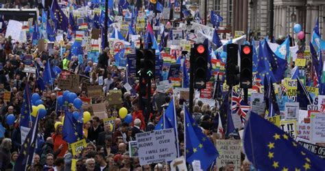 Anti Brexit March Takes Over London As Protesters Demand 2nd Referendum