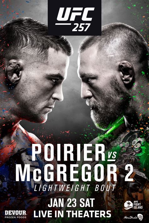 UFC 257 Poirier vs McGregor 2 Movie Times | Showbiz Waxahachie