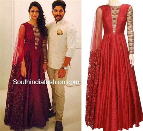 Sneha Reddy in Ridhima Bhasin Anarkali – South India Fashion