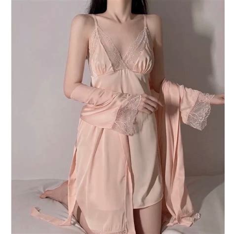 Jual 17 Sexy Lingerie Dress Baju Sexy Wanita Bahan Satin Lingerie Satin Sexy Night Dress