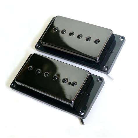 Donlis Alnico Magnet P Humbucker Size Black Cover Lp Guitar