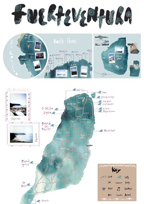 Fuerteventura Beaches Map