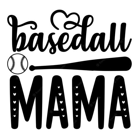 Premium Vector Baseball Mom Svg