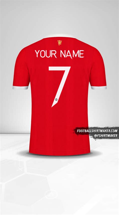 Manchester United 2021/2022 Cup shirt number 7 your name | Custom ...