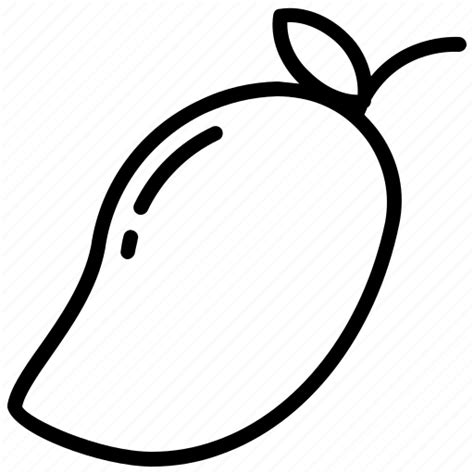 Mango Outline PNG