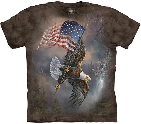 Adler T Shirt Flag Bearing Eagle Tshirts 2de