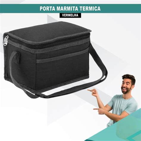 Bolsa T Rmica Feminina Masculina Porta Marmita Lanche Bebida Nica