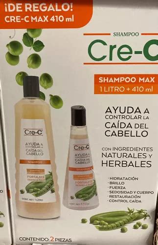 Shampoo Cre C Max Litro Ml Oferta Meses Sin Intereses